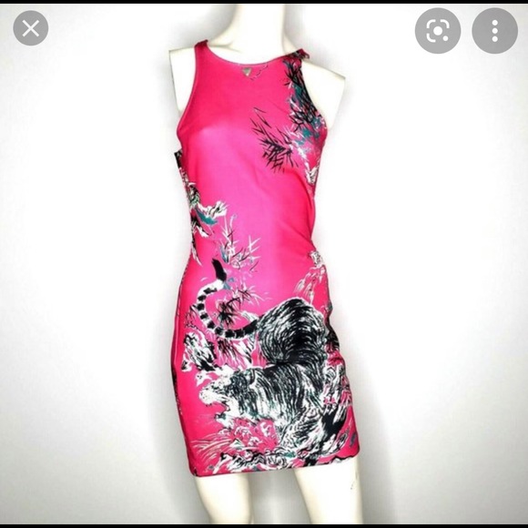 Pink Racerback Dress by Guess - Picture 2 of 5